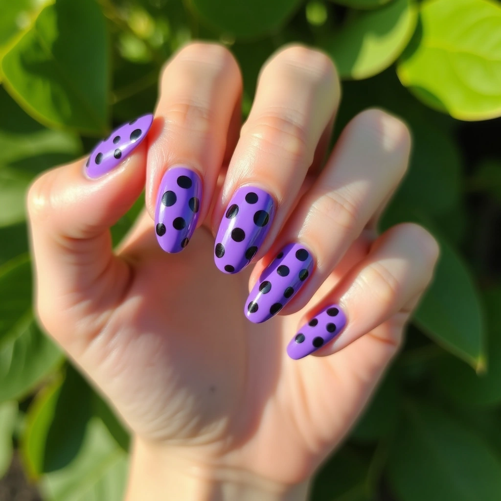 Playful Purple Almond