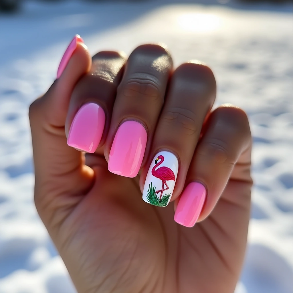 Tropical Duck Bill Flamingo