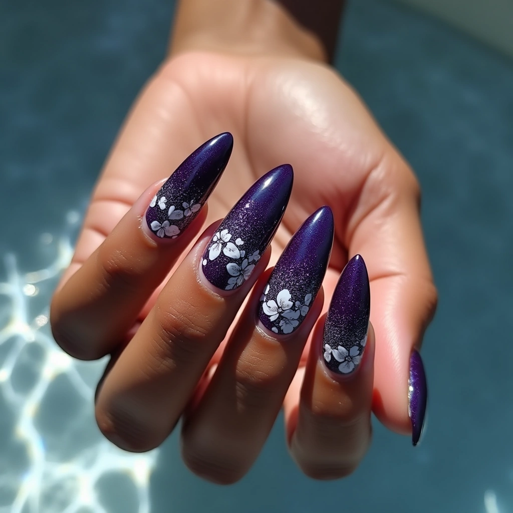 Glamorous Purple Floral