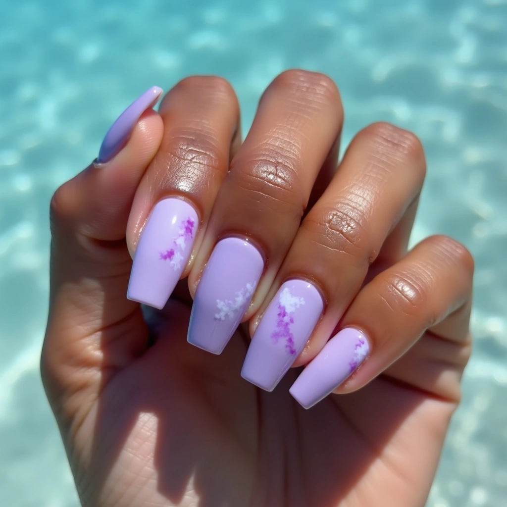 Dreamy Purple Watercolor