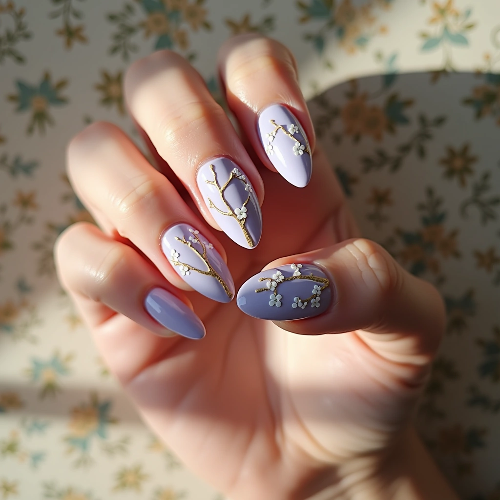 Lavender Golden Whimsy