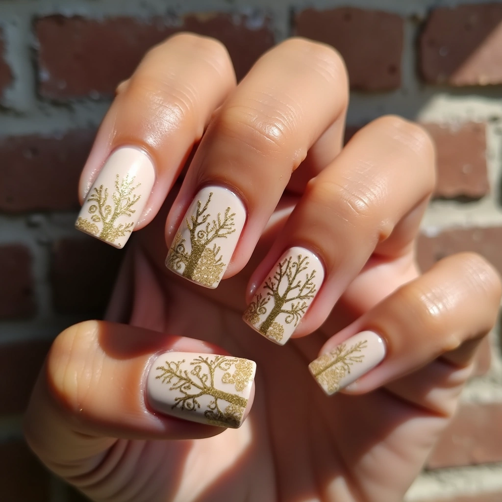 Nude Gold Whirlwind