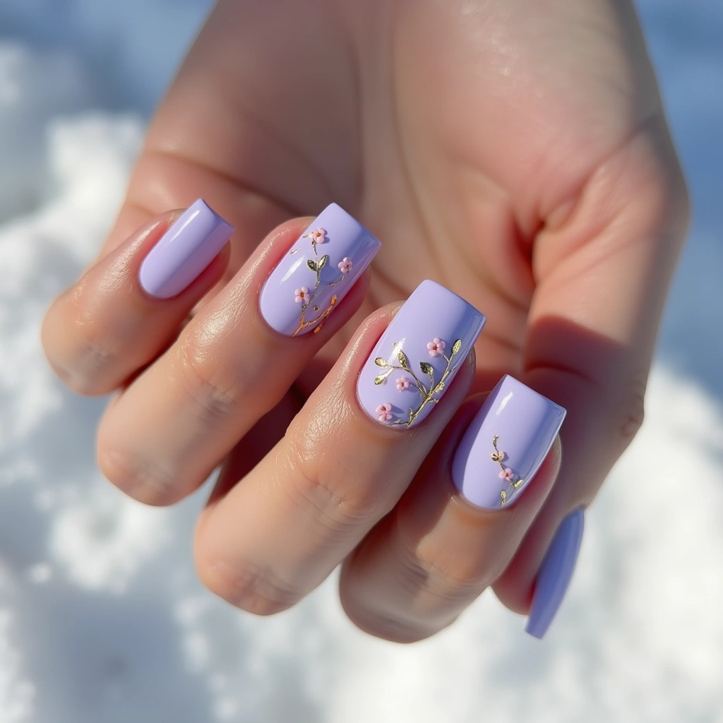 Lavender Golden Spring