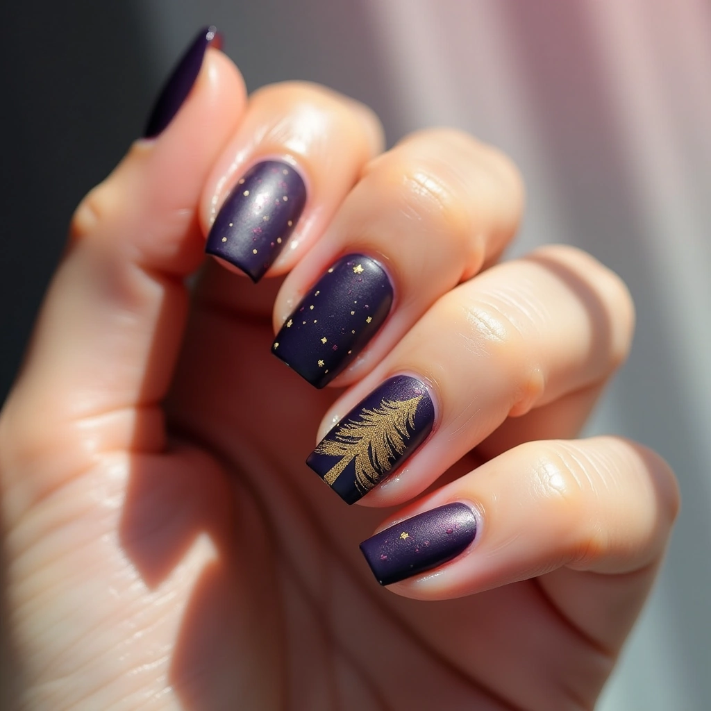 Plum Golden Night