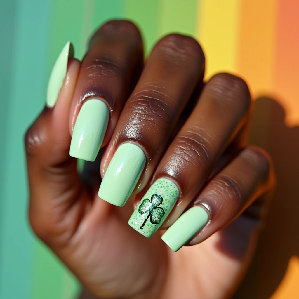 Minty Clover Sparkle
