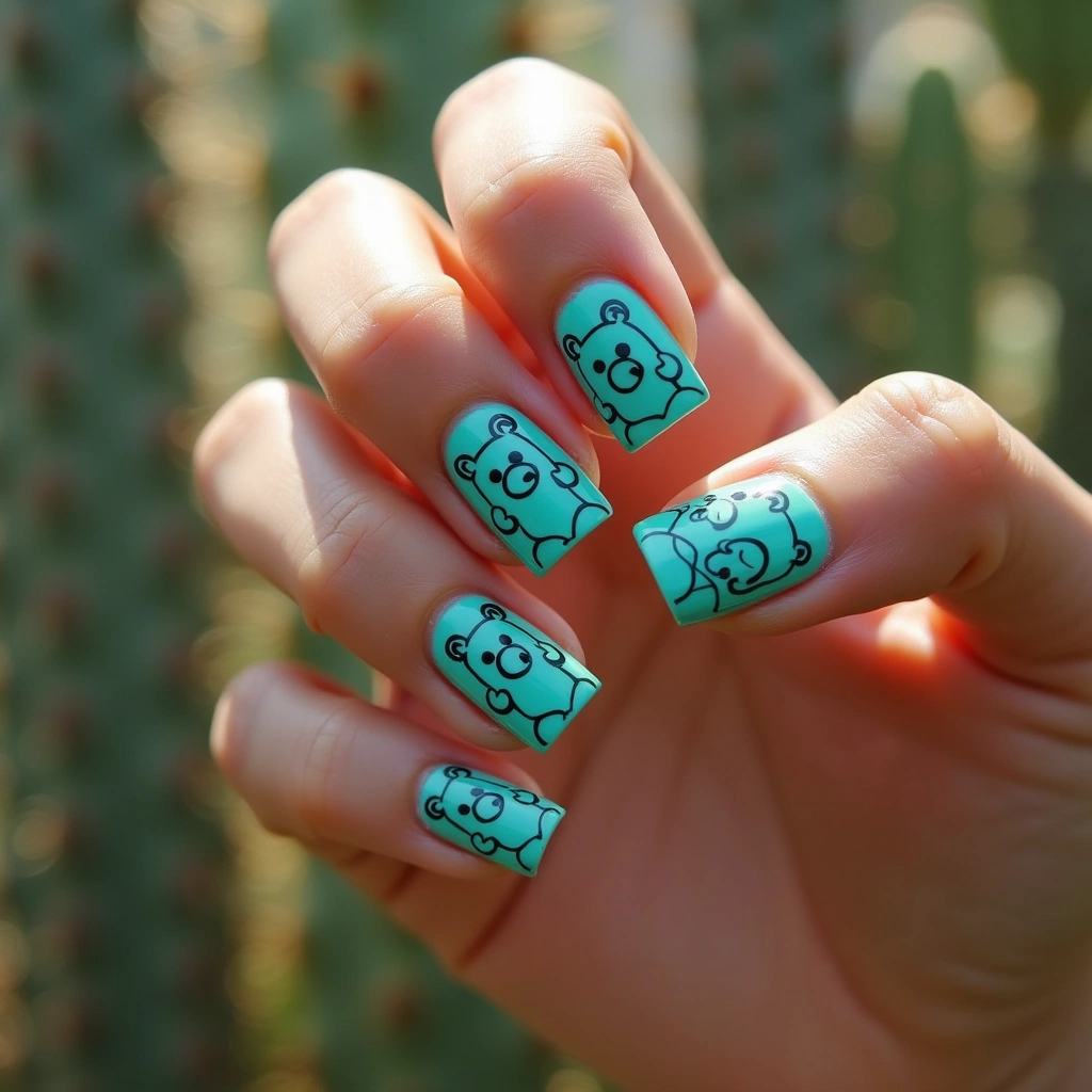 Turquoise Bear Fun
