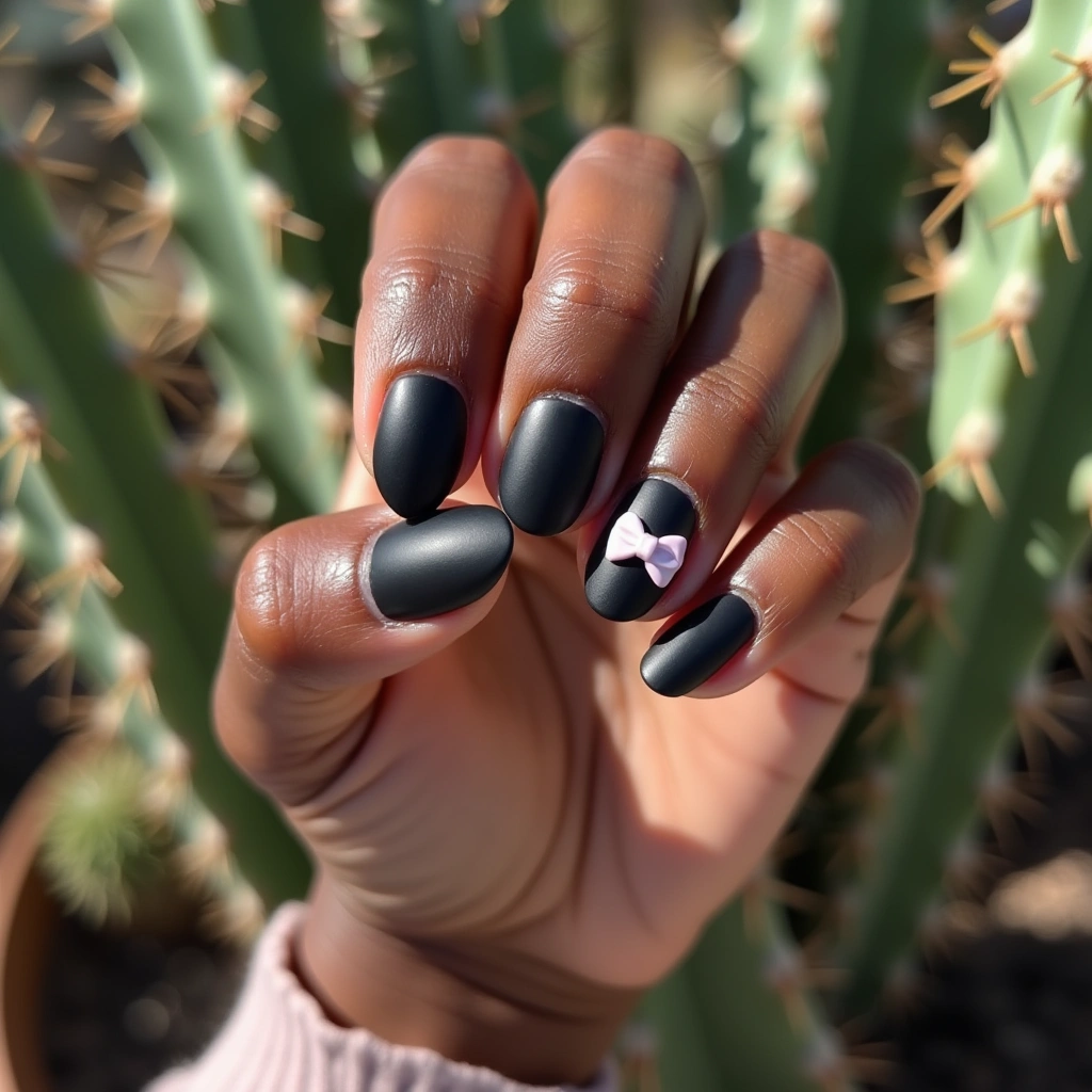 Cute Black Pastel Bows