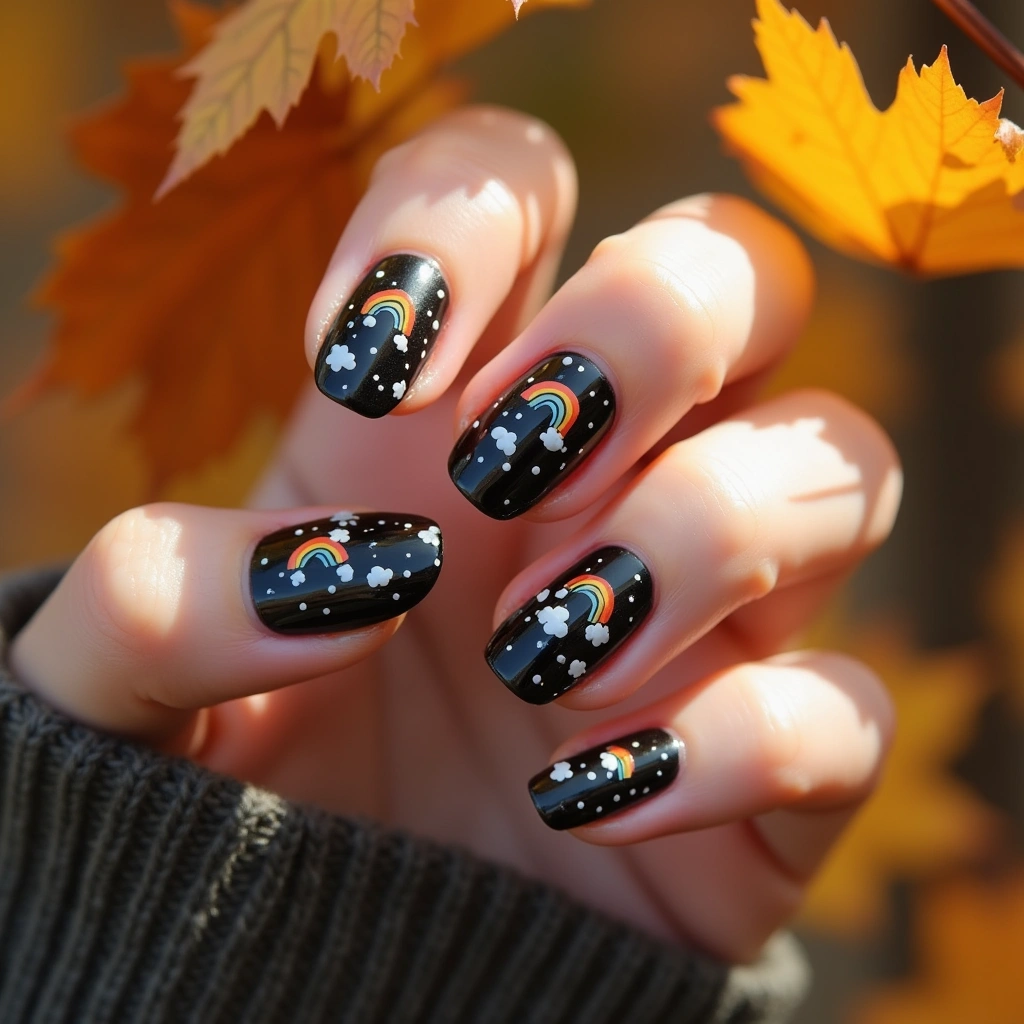 Cute Black Dreamy Clouds
