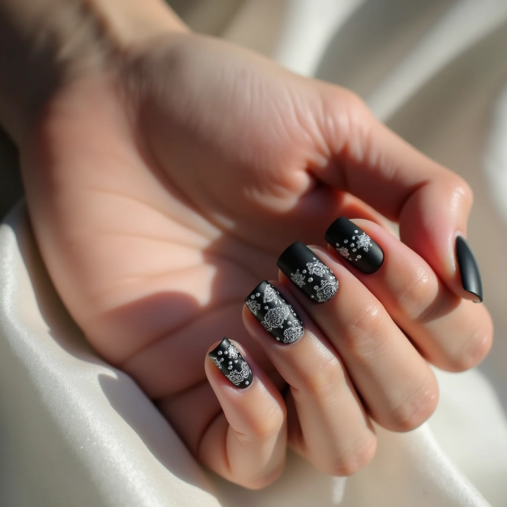 Cute Black Vintage Lace