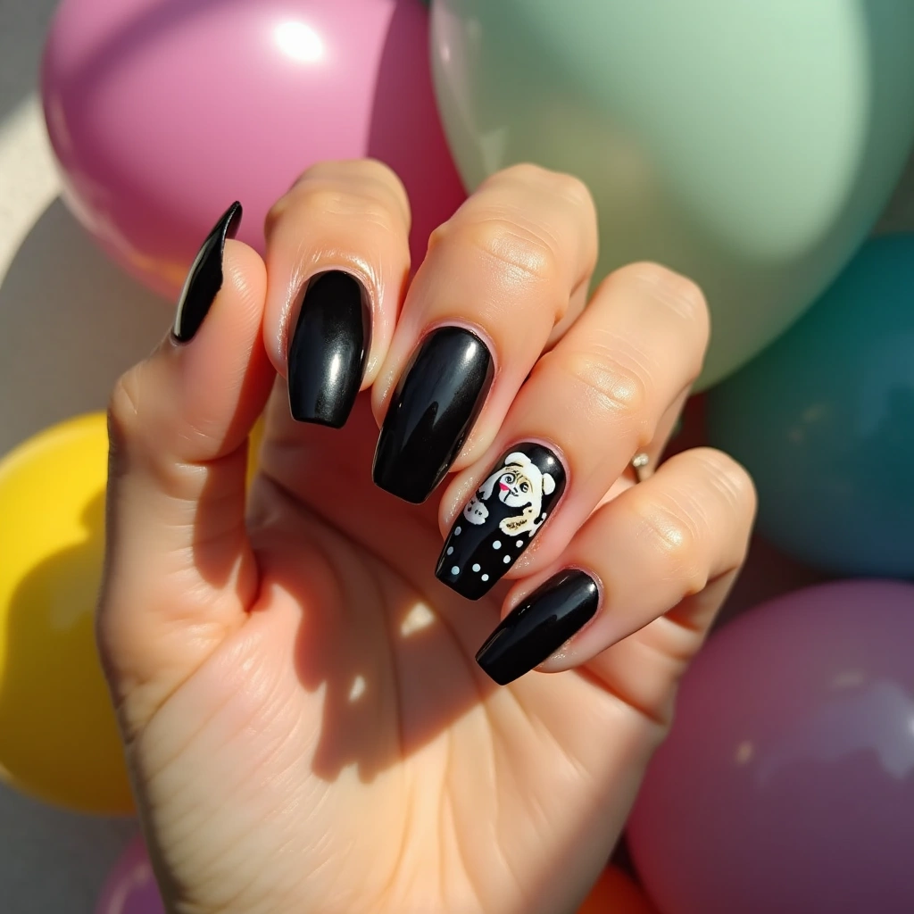 Cute Black Animal Charm