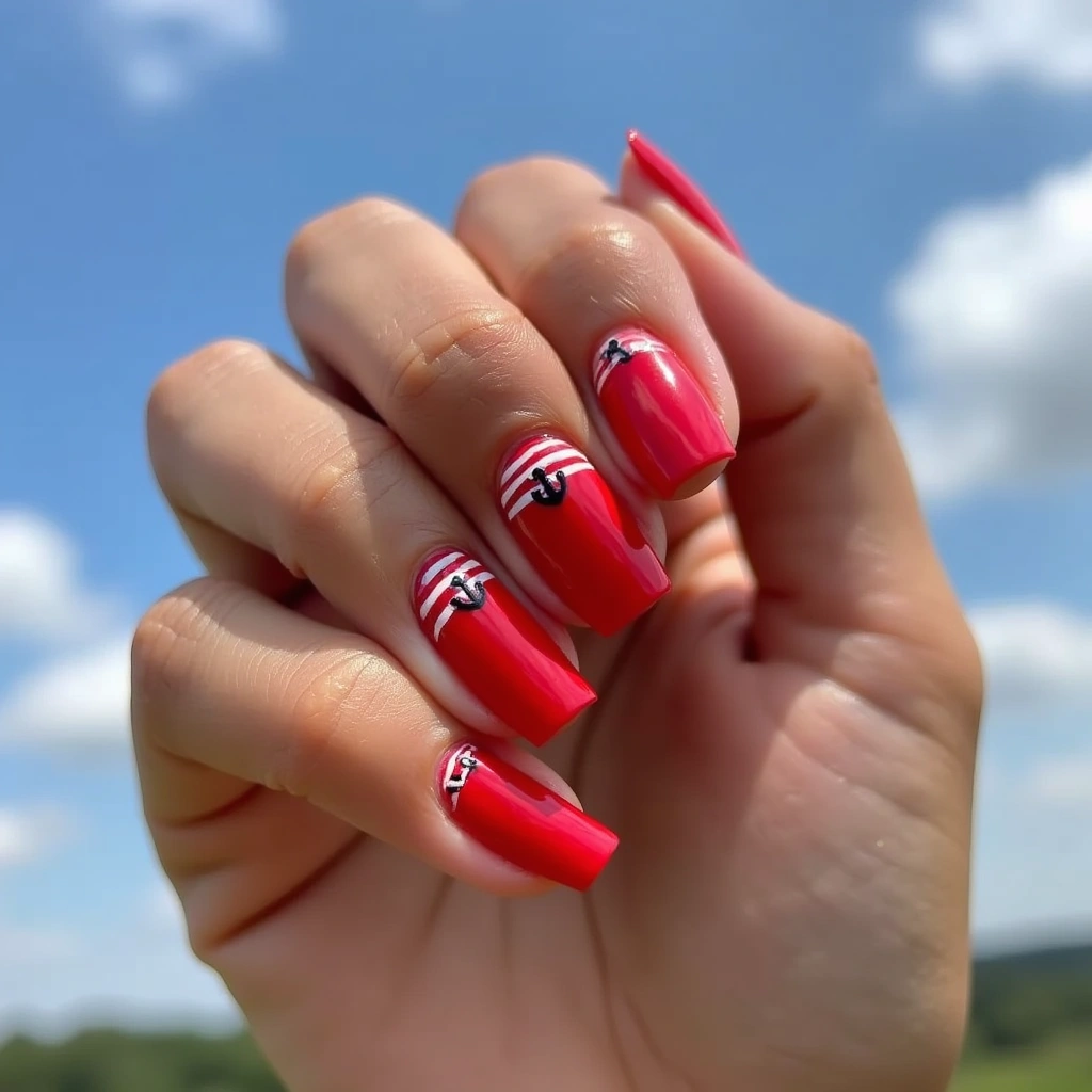 Nautical Red Short Dip