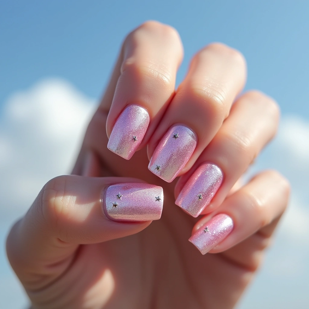 Metallic Pink Sparkle