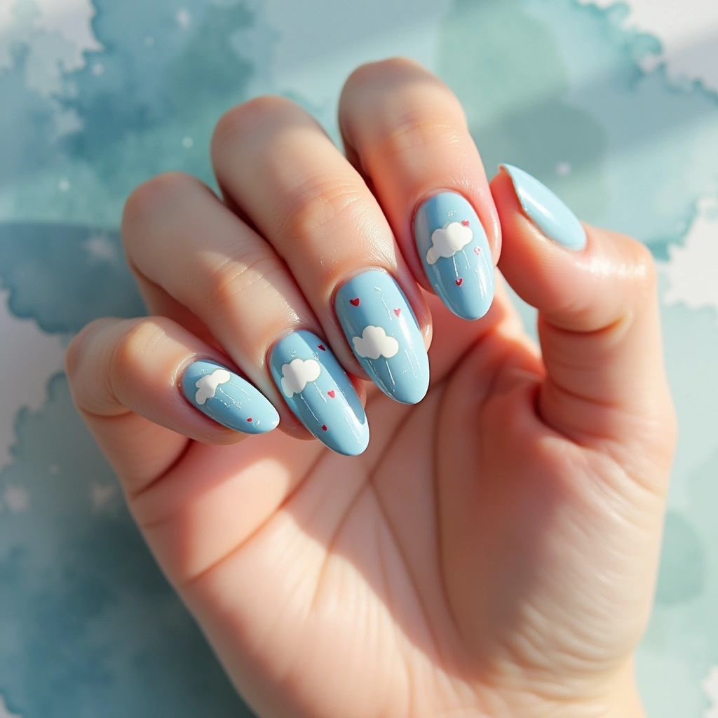 Whimsical Valentines Clouds