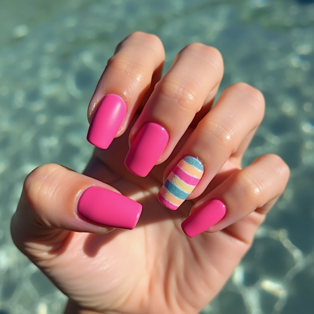 Mochi Pink Stripes