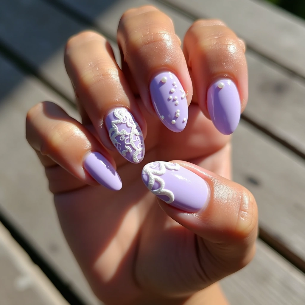 Lavender Lace Elegance