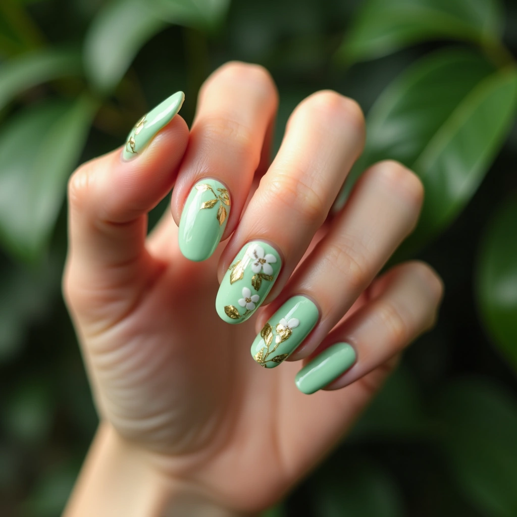Mint Floral Delight