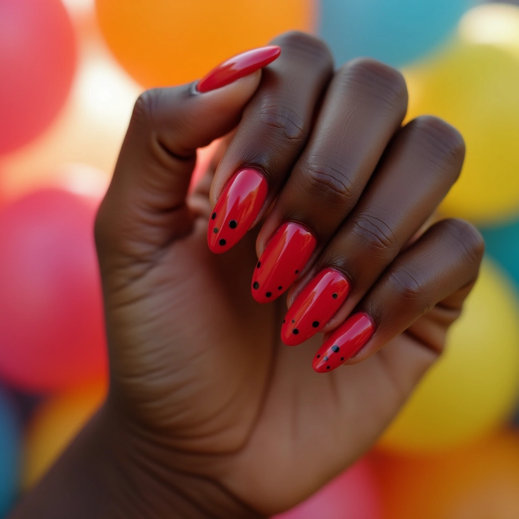 Playful Red Dots
