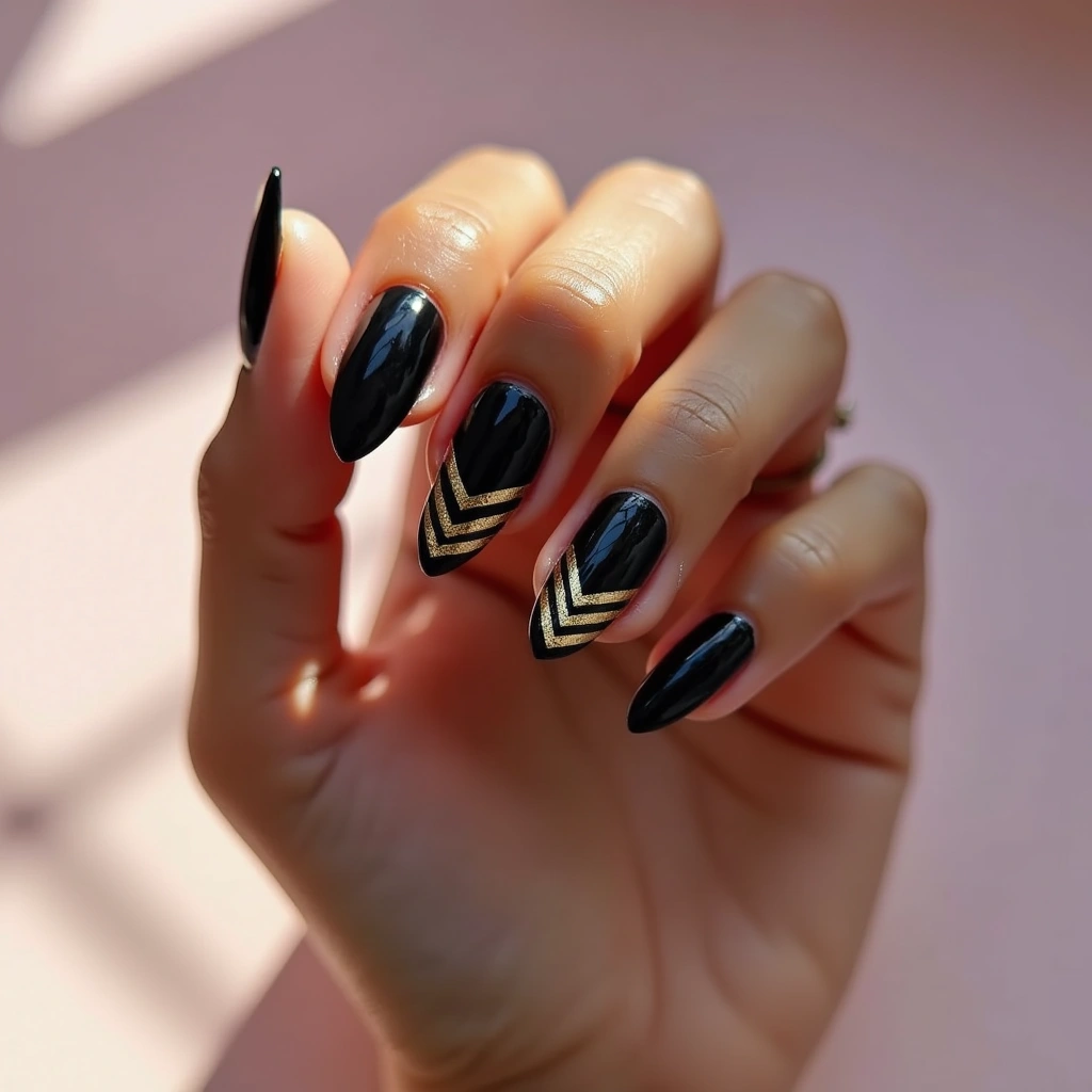 Black Chevron Striking