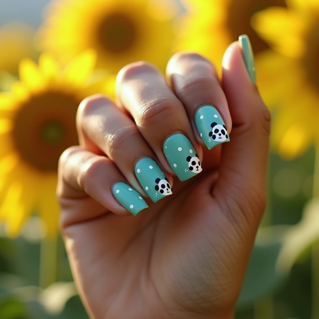 Playful Panda Dots
