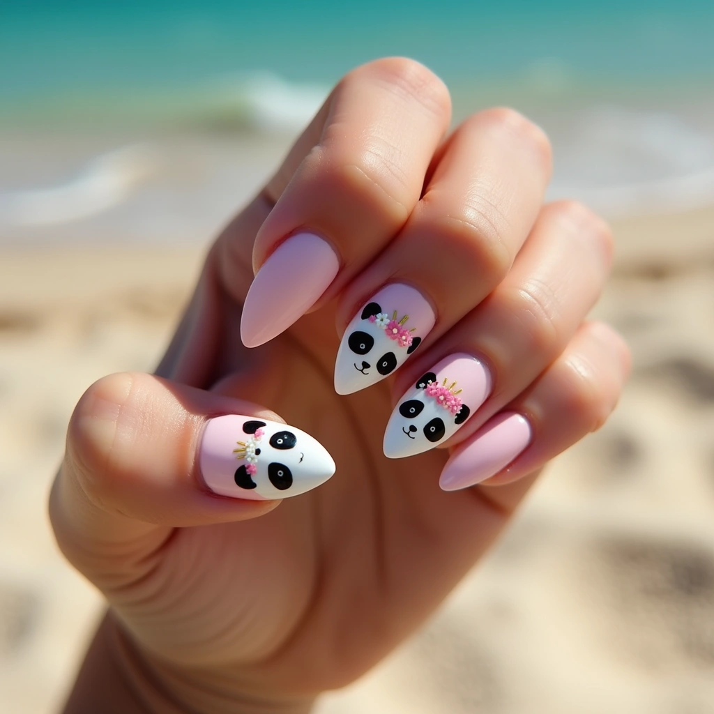 Floral Crown Pandas