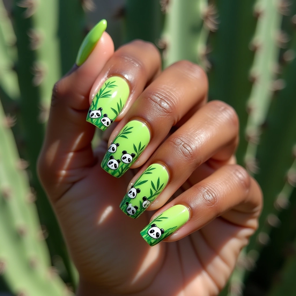 Bamboo Peek-a-Pandas