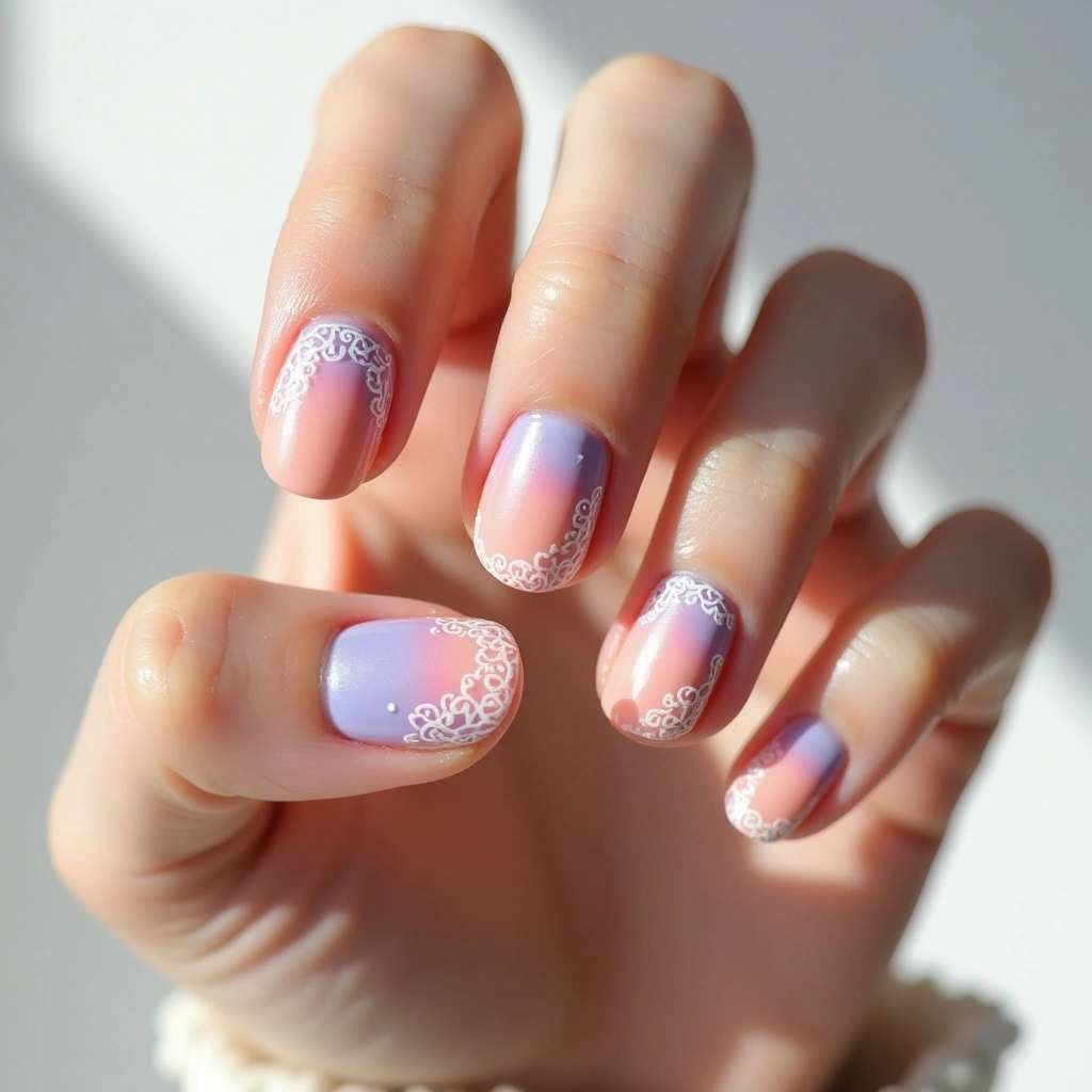 Lace Lavender Sunset