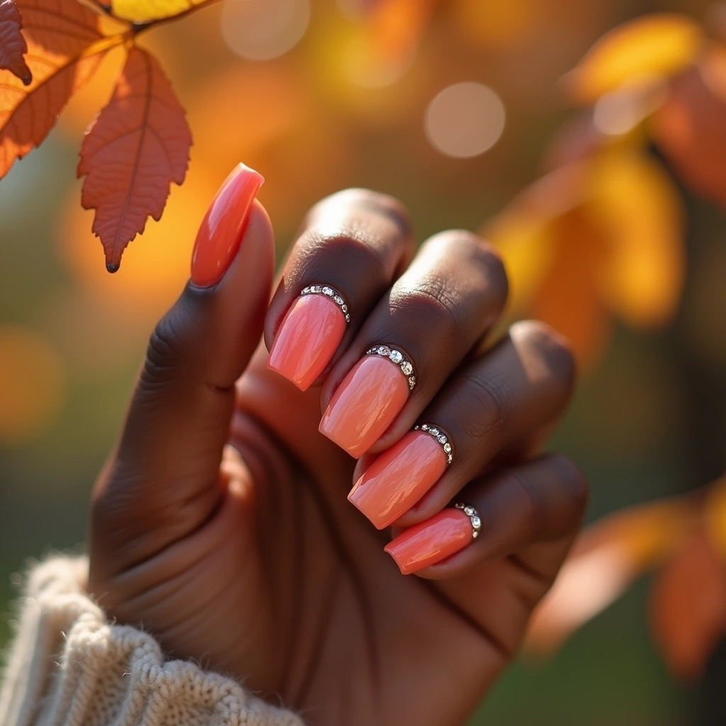Glam Coral Sunset