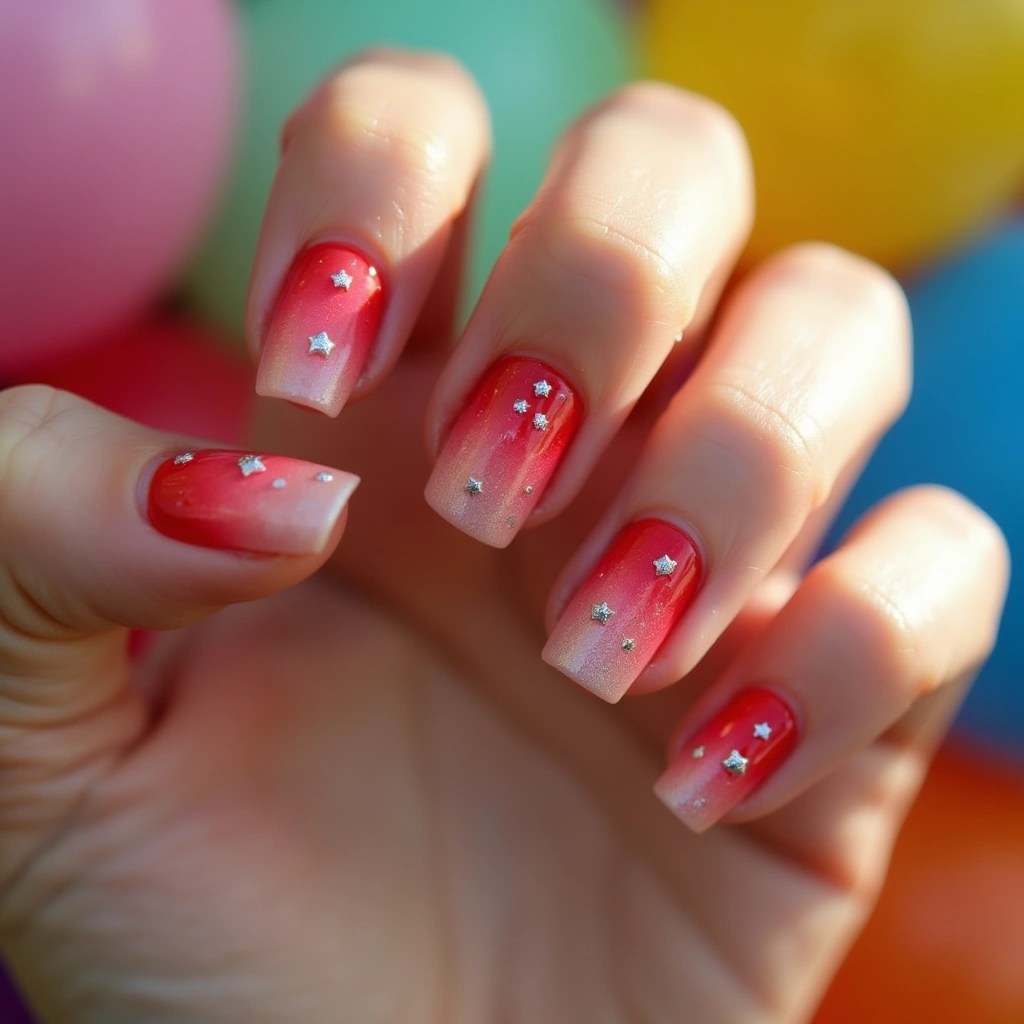 Starry Red Sunset