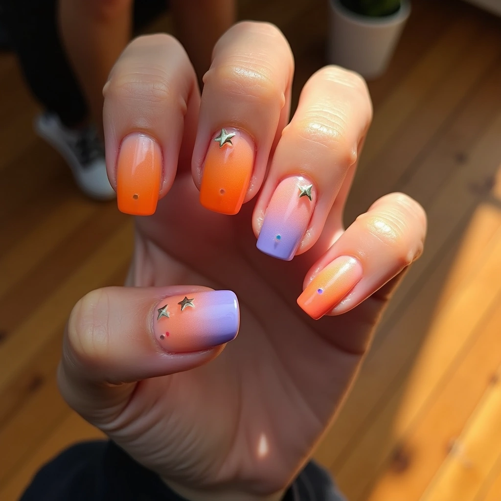 Starry Sunset Ombre