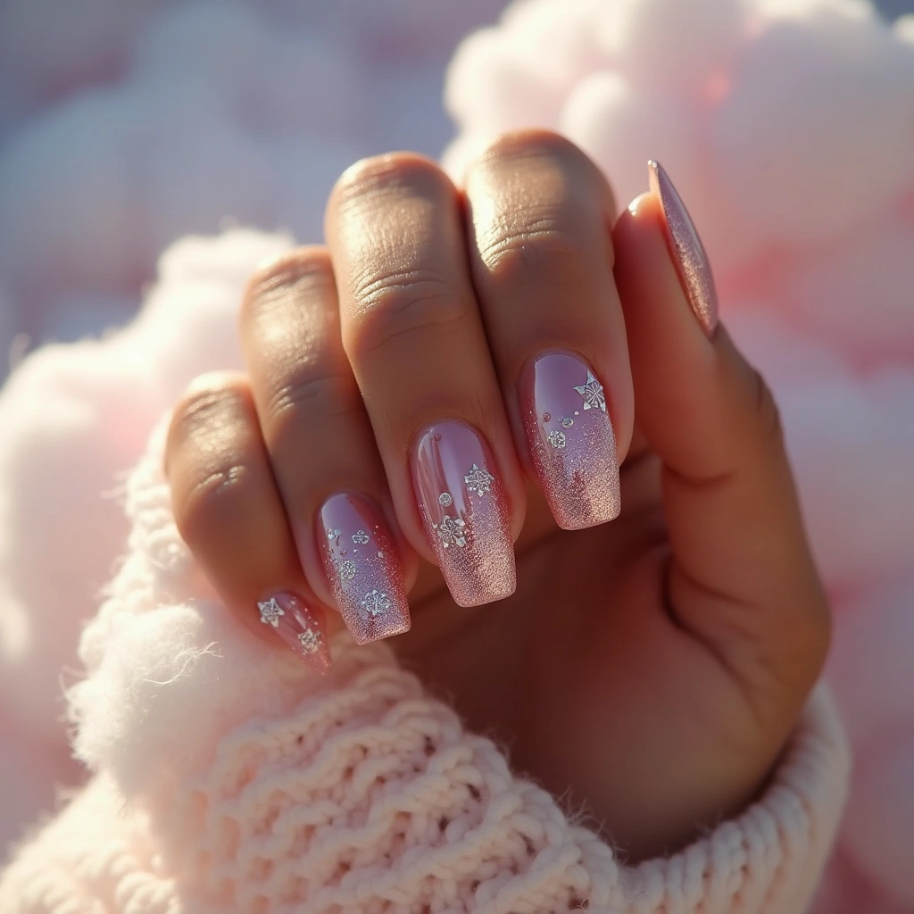 Subtle Chrome Snowfall