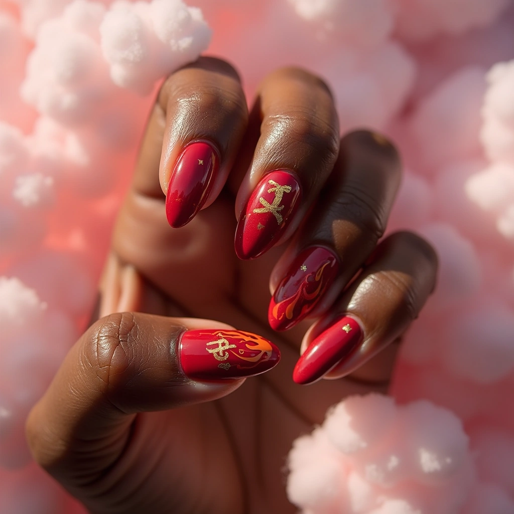 Fiery Leo Birthday Flames