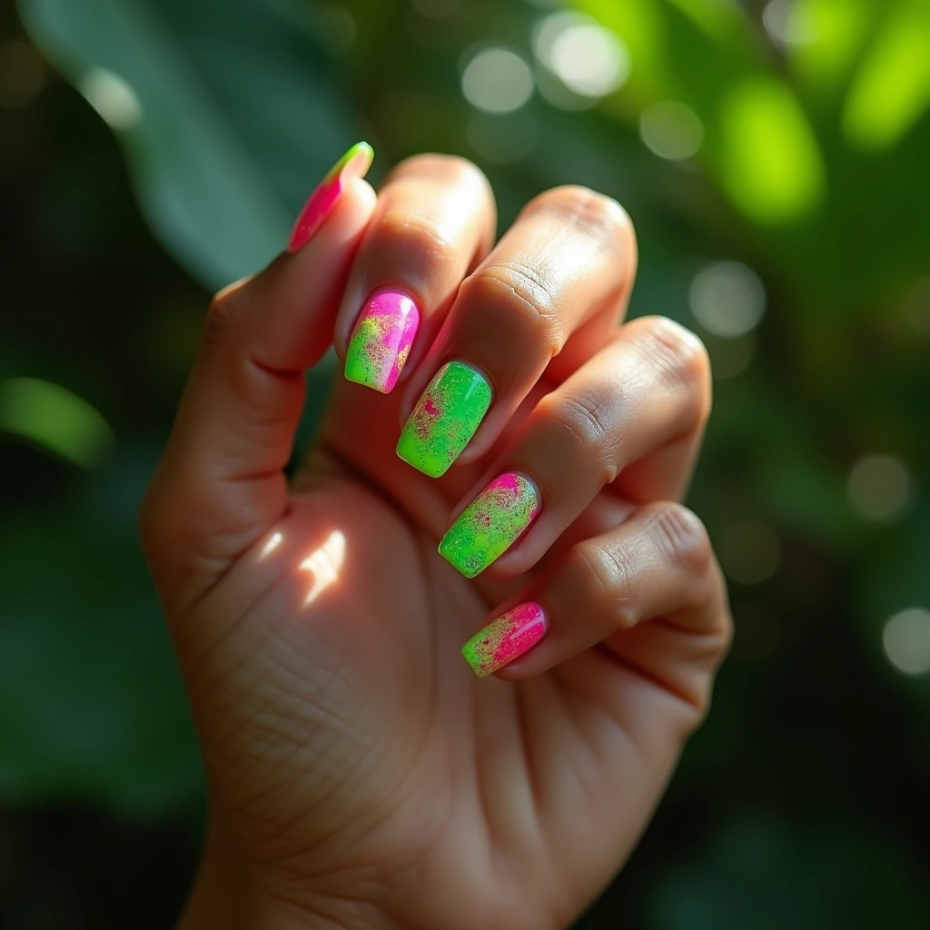 Vibrant Tie-Dye Gemini