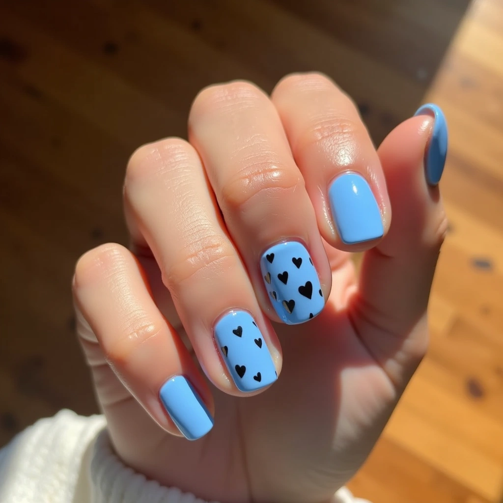 Sweet Hearts in Blue