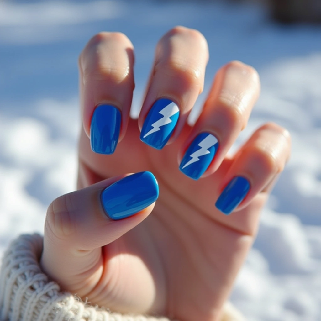 Striking Lightning Blue