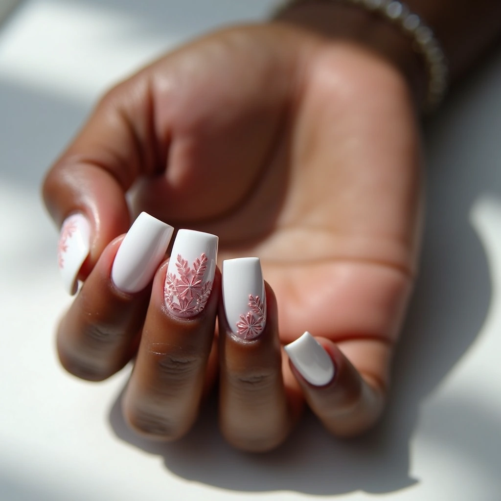 Romantic Lace White Square
