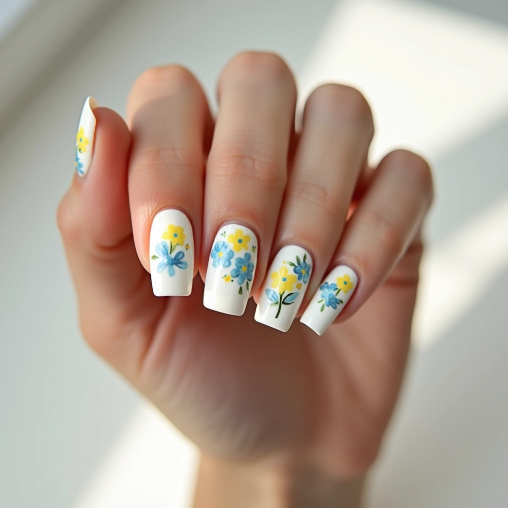 Spring Fresh White Square