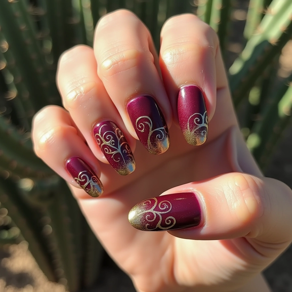 Burgundy Vine French