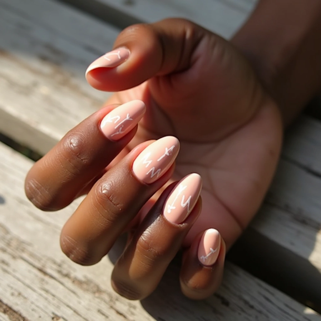 Trendy Peach Almond