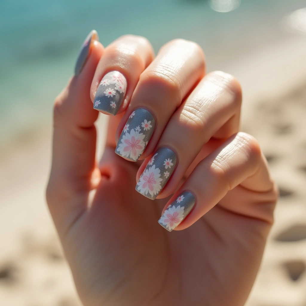 Feminine Gray Almond