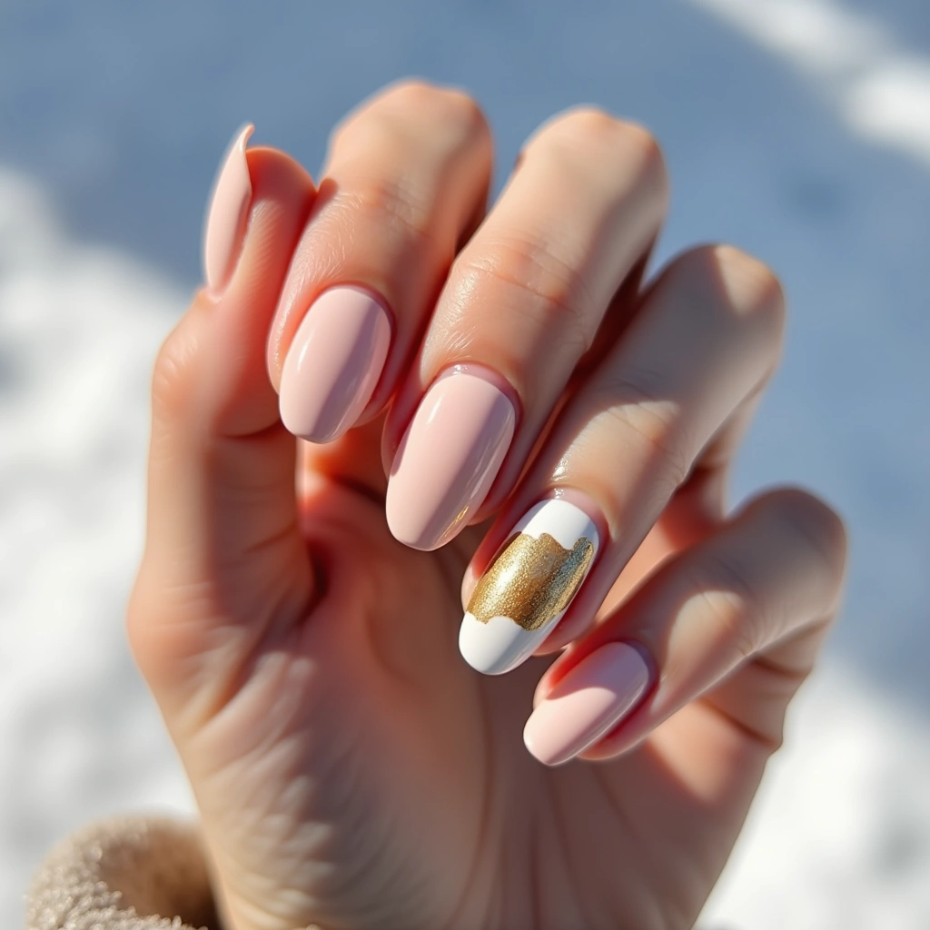 Abstract Blush Almond