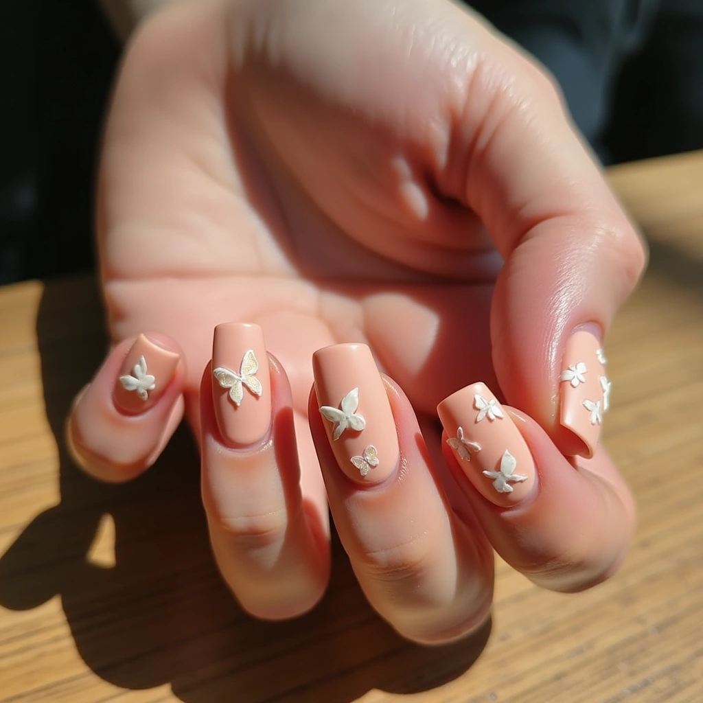 Peachy Floral Glow