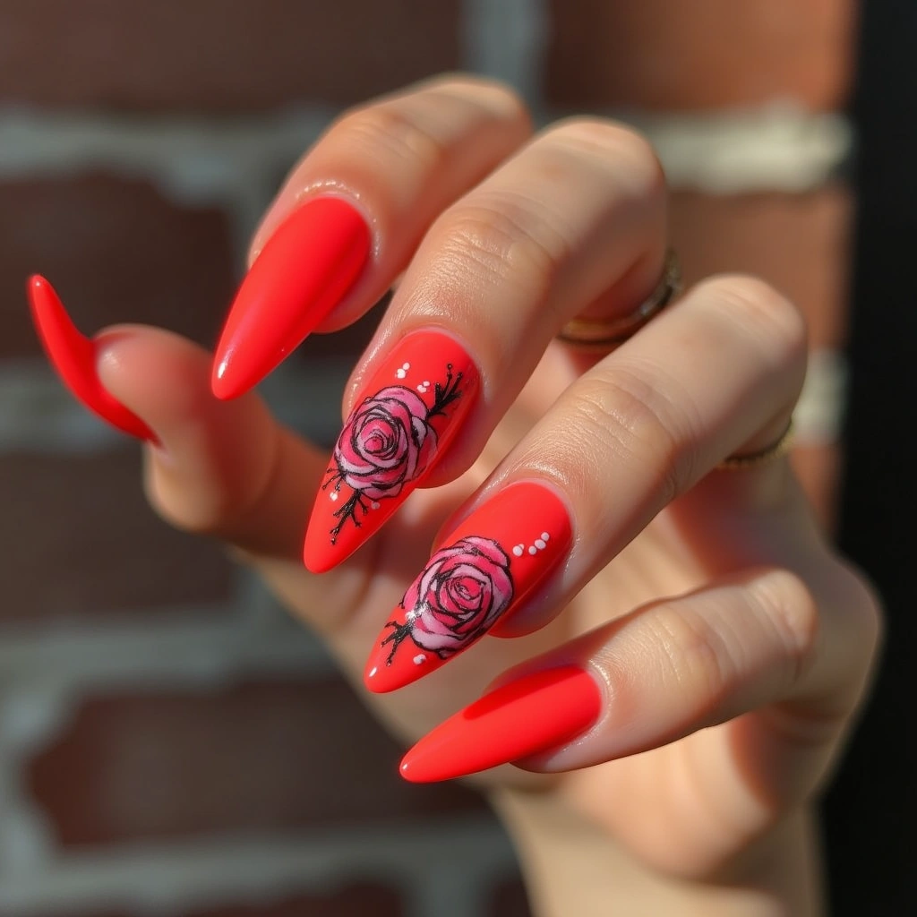 Dramatic Red Glow