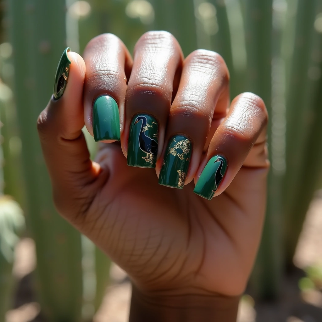 Emerald Swan Shine