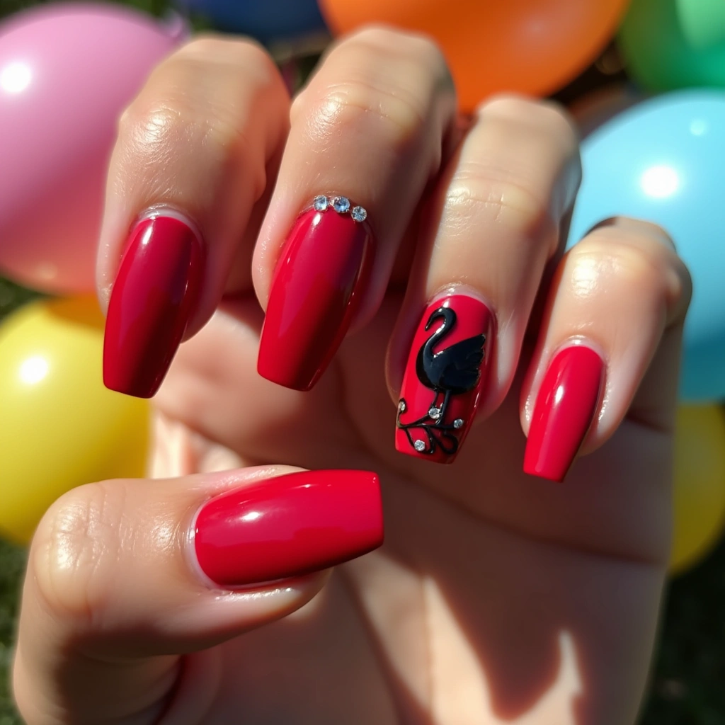 Glamorous Swan Crystals