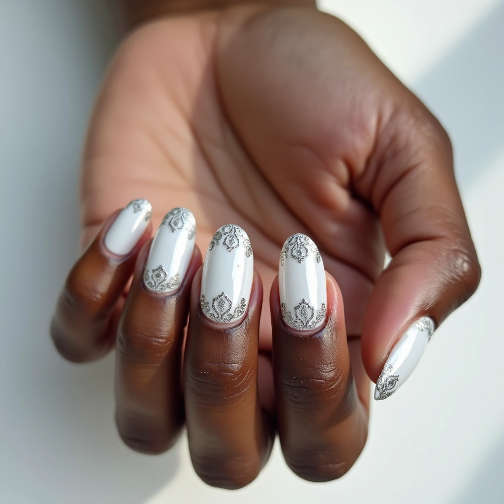 Vintage White Pearl Elegance