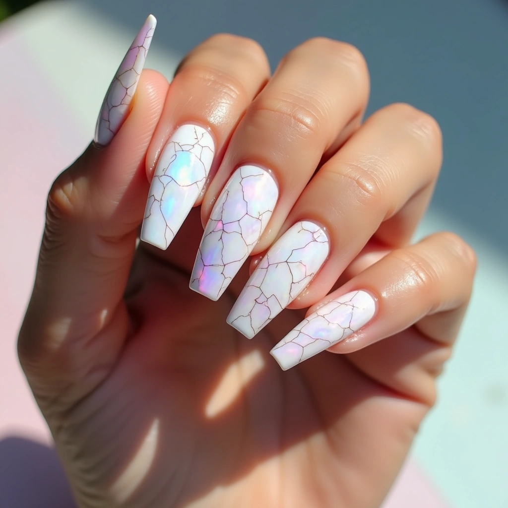 Cracked Glass Pearl
