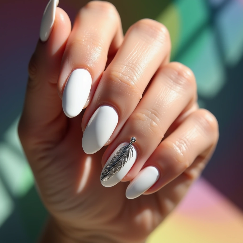 Whimsical Feather Pearl