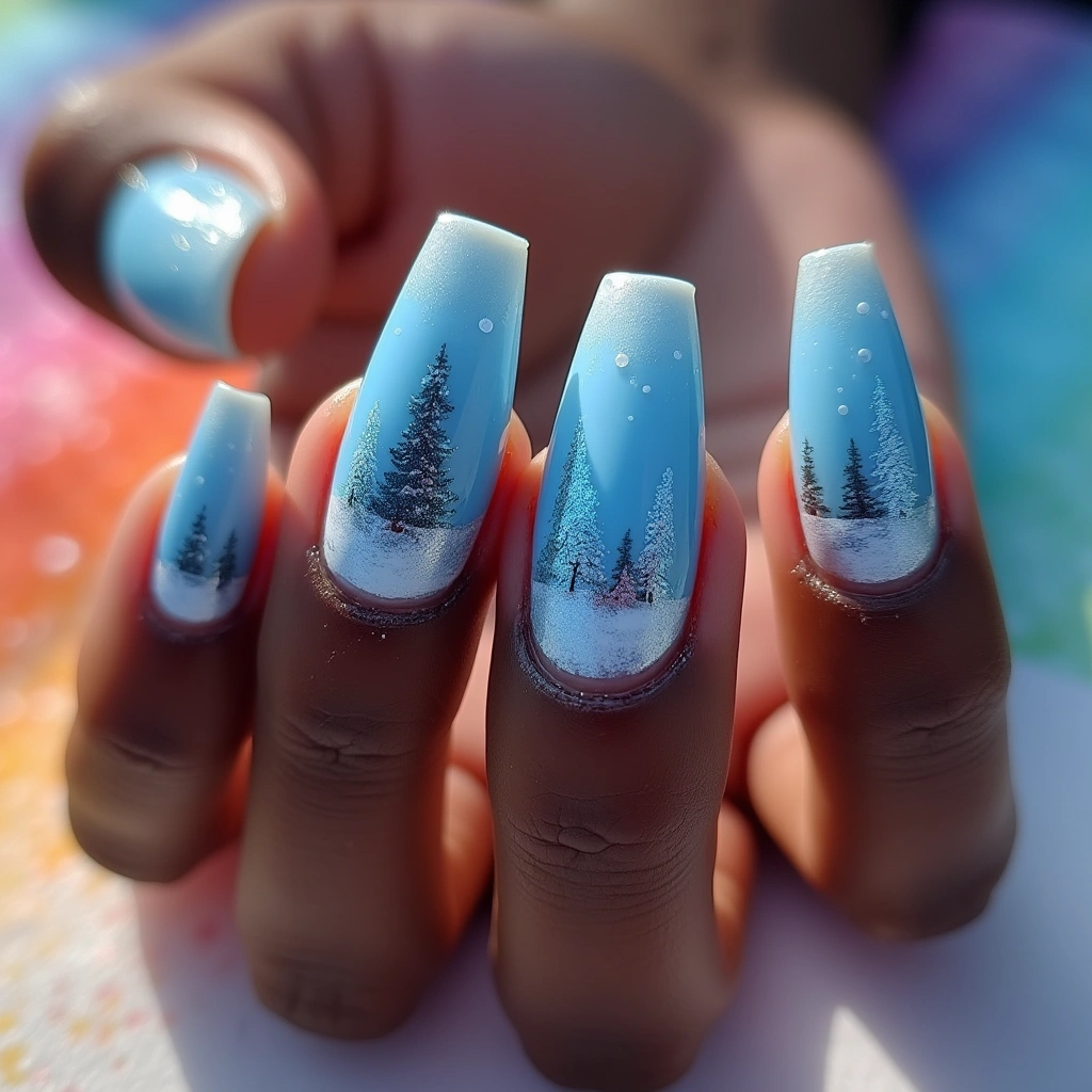Magical Winter Blue