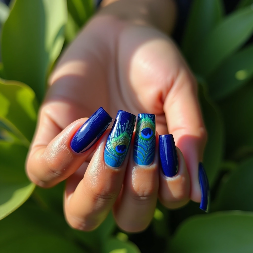 Sapphire Gradient Peacock