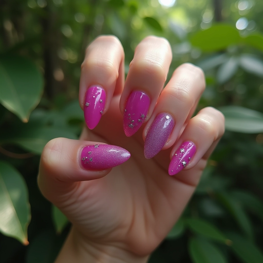 Glittery Sharp Gradient